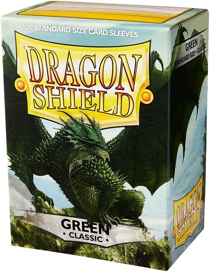 Dragon Shield 100ct Classic Sleeves - Standard Size - Green