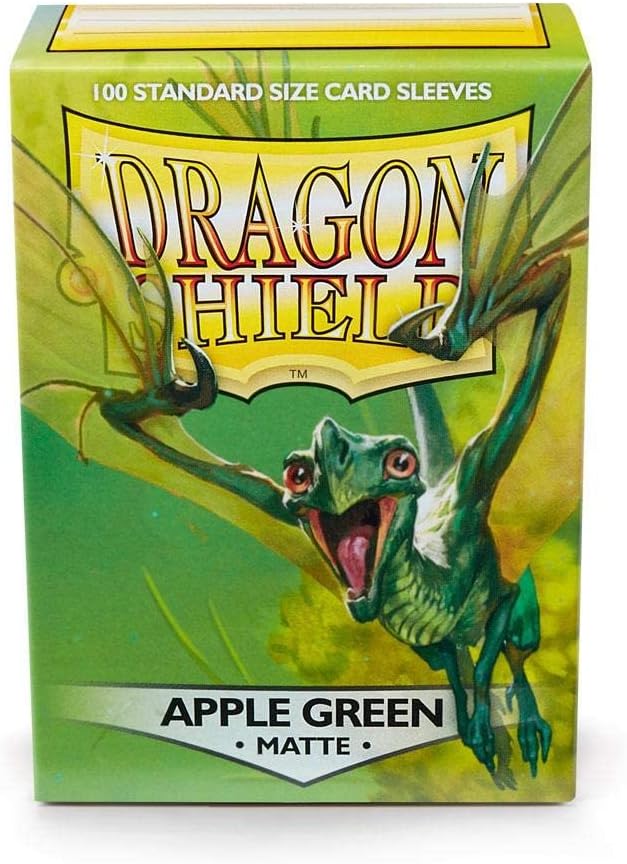 Dragon Shield 100ct Matte Sleeves - Standard Size - Apple Green