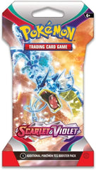 PKMN Scarlet & Violet Sleeved Booster Packs - 8 Packs (80 Cards)