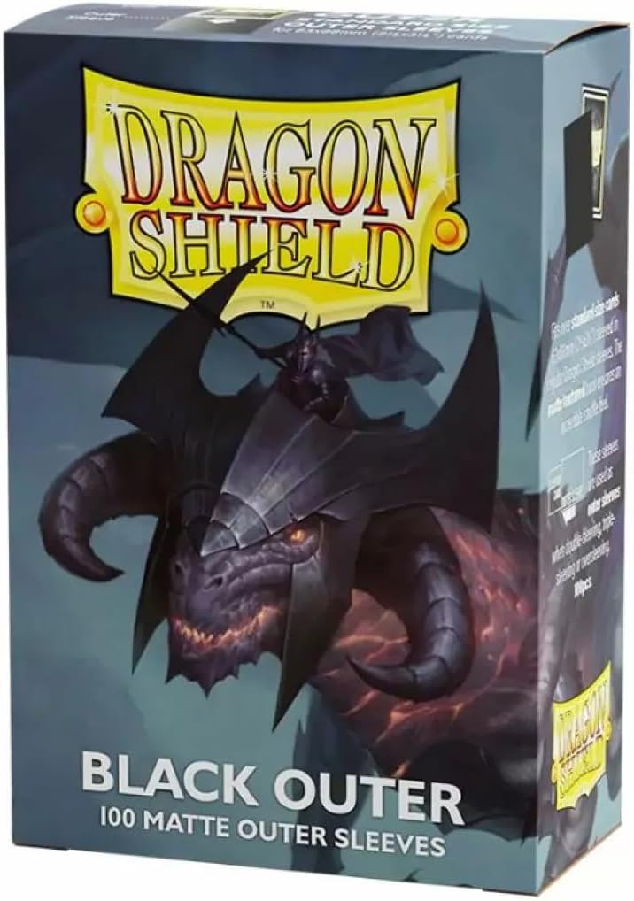 DRAGON SHIELD 100CT MATTE BLACK OUTER