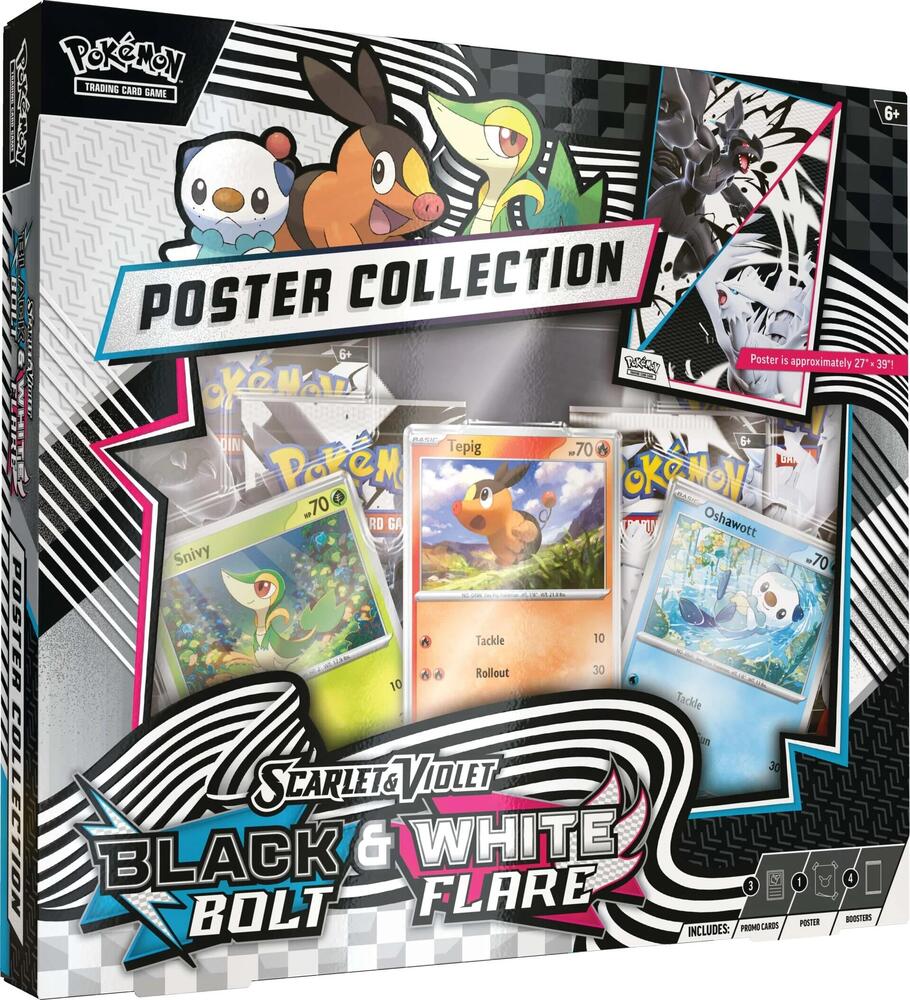 Pokemon Scarlet & Violet 10.5 Black Bolt/White Flare - Unova Poster Collection
