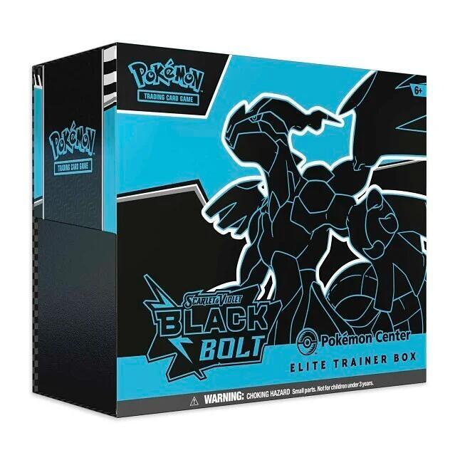 Pokemon Scarlet & Violet Black Bolt Pokemon Center Elite Trainer Box