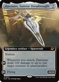 MTG Single Card -  Dawnsire, Sunstar Dreadnought (Extended Art)