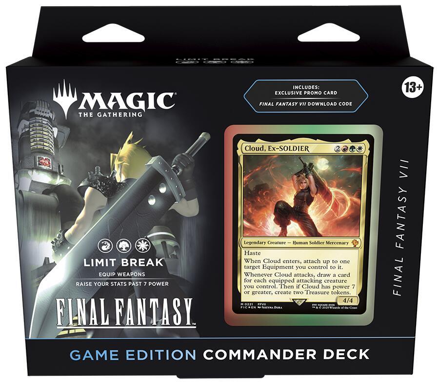 MTG Universes Beyond: Final Fantasy Commander Deck - Game Edition VII Limit Break