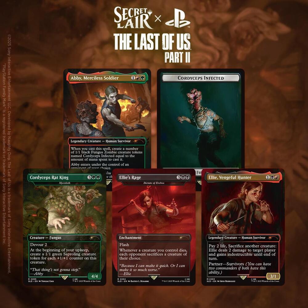 MTG Secret Lair x The Last of Us Part II - Non-Foil Edition