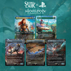 MTG Secret Lair x Horizon: Into the Forbidden West (Huntress and the Machines) - Non-Foil Edition
