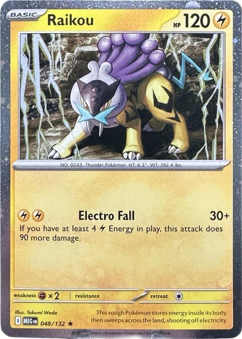 Image for Raikou - 048/132 (Cosmos Holo) (048/132) (MCAP) - Pokemon