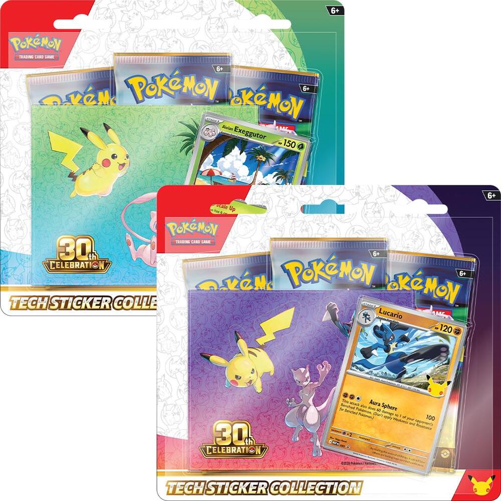 Pokémon TCG: 30th Celebration Tech Sticker Collection [Random]