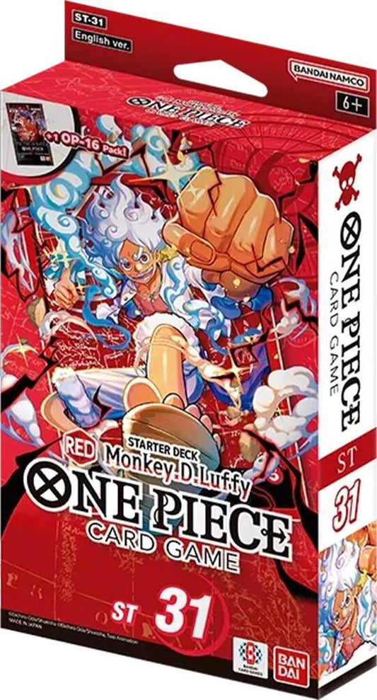 One Piece Card Game - STARTER DECK -Red Monkey.D.Luffy- [ST-31]
