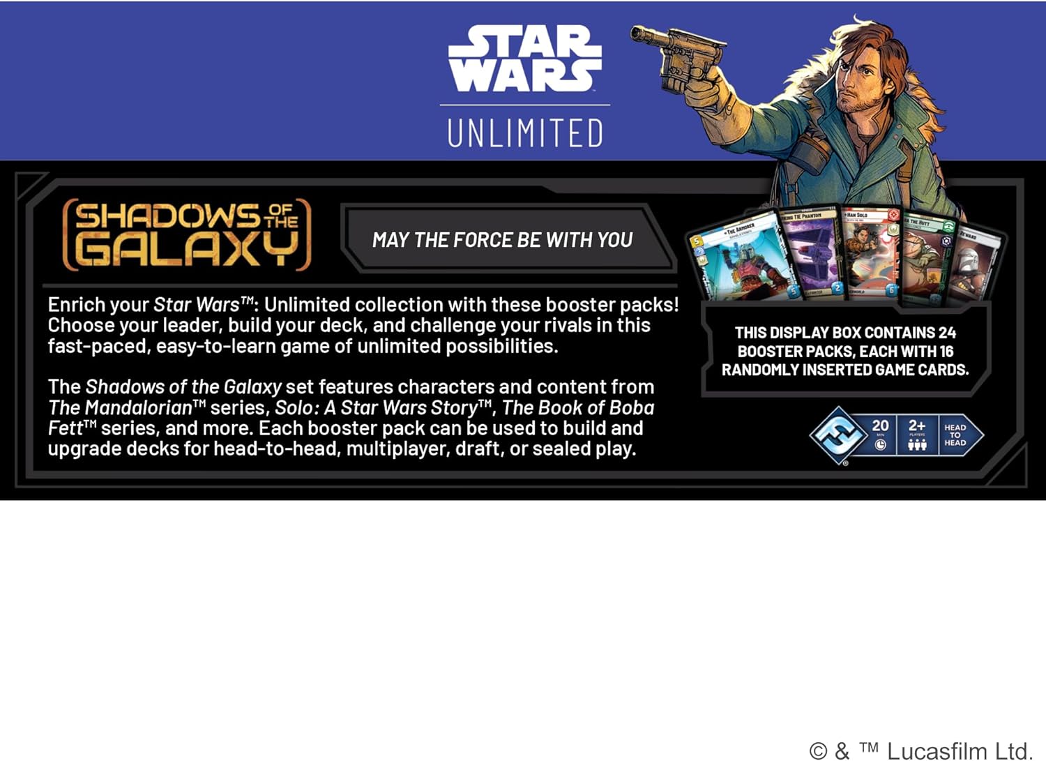Star Wars Unlimited Booster Box Shadows of the Galaxy Star Wars Unlimited Booster Box Shadows of the Galaxy