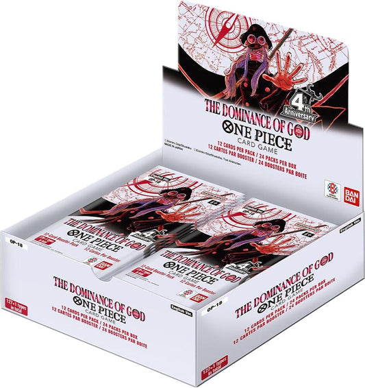One Piece Card Game - -THE DOMINANCE OF GOD- Booster Box [OP-18]