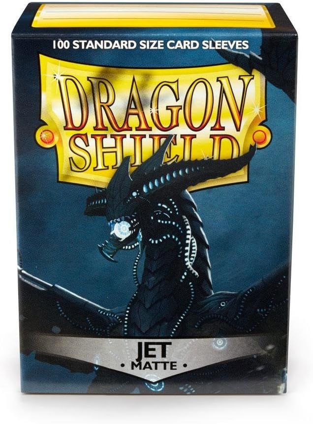 DRAGON SHIELD 100CT JET MATTE