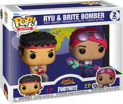 Funko POP! Games: Fortnite - Ryu and Brite Bomber 2 Pack