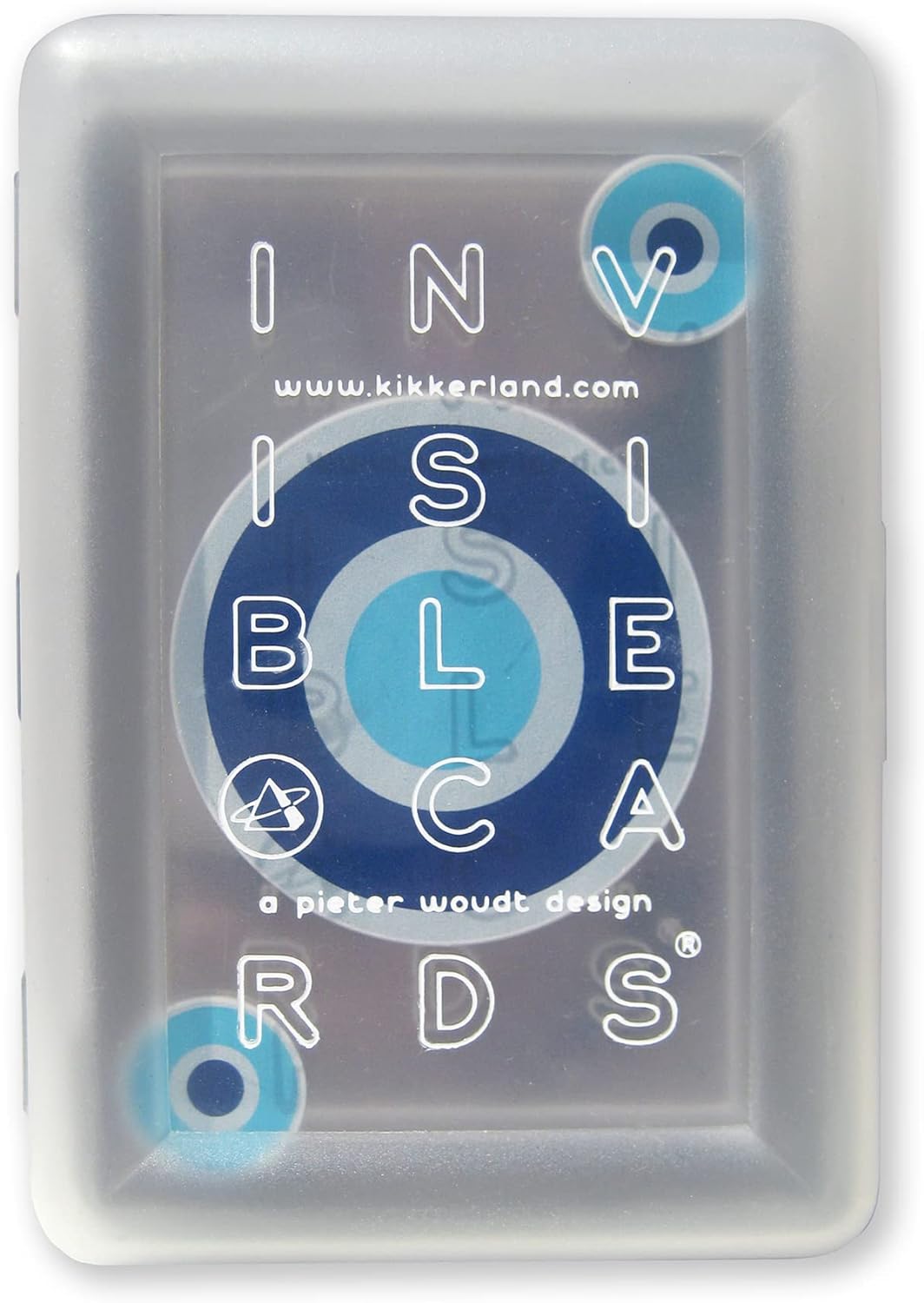 Kikkerland Playing Cards - Invisible