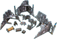 Battle Systems Sci-Fi Terrain - 28mm Modular 3D Space Terrain - Perfect for Wargaming and Roleplaying Tabletop Games - Full Colour Printed 3D 40K Multi Level Building Models (Gothic Ruins)