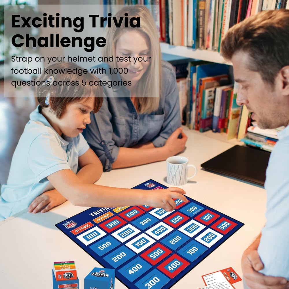 Masterpieces NFL Gridiron Trivia Challenge – Officially Licensed Football Board Game