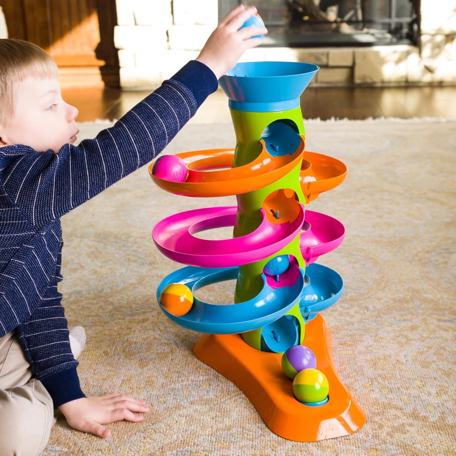 Fat Brain Toys Roll Again Tower Building Sets