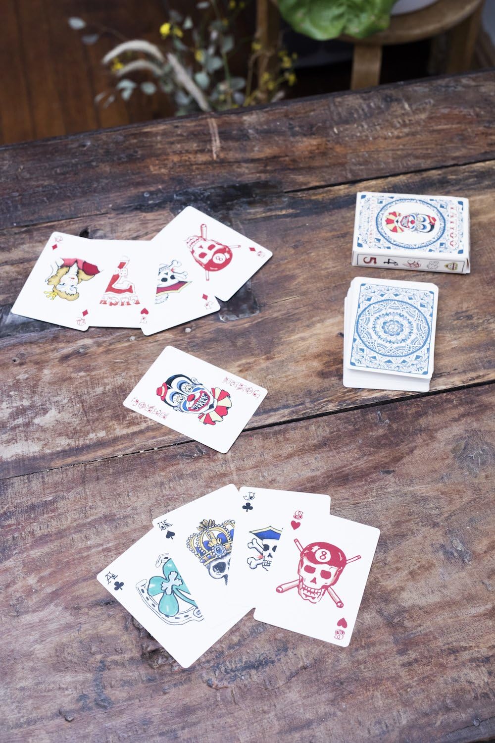 Kikkerland Playing Cards - Tattoo