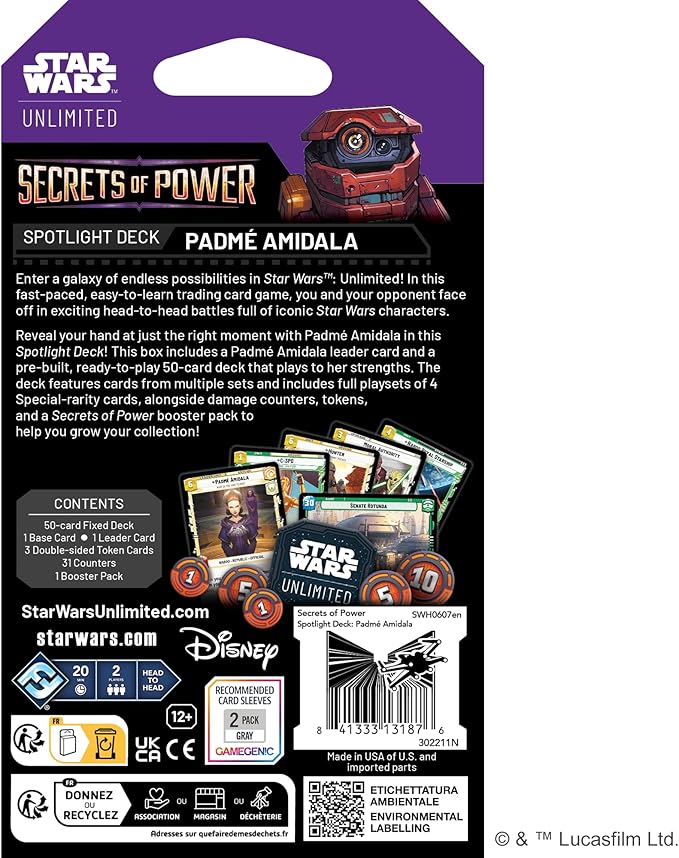 Star Wars: Unlimited - Secrets of Power Spotlight Deck: Padmé Amidala