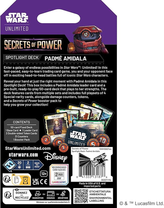 Star Wars: Unlimited - Secrets of Power Spotlight Deck: Padmé Amidala