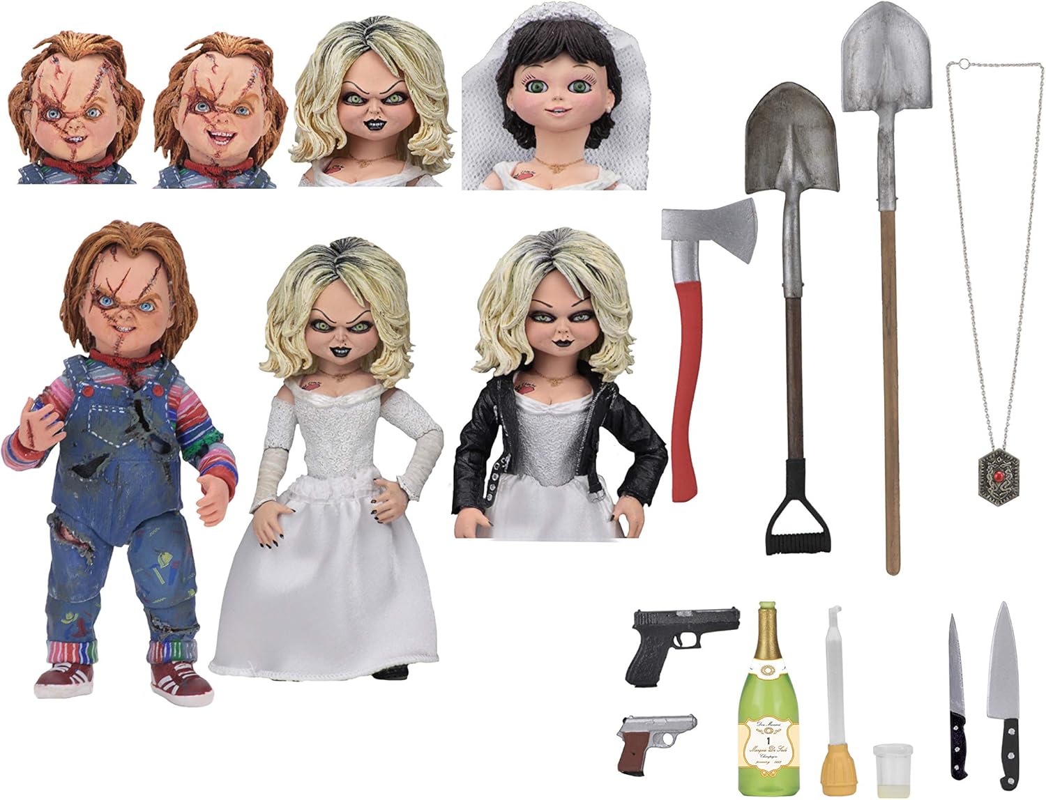 NECA The Bride of Chucky Ultimate (2 PACK) - 7" action figure