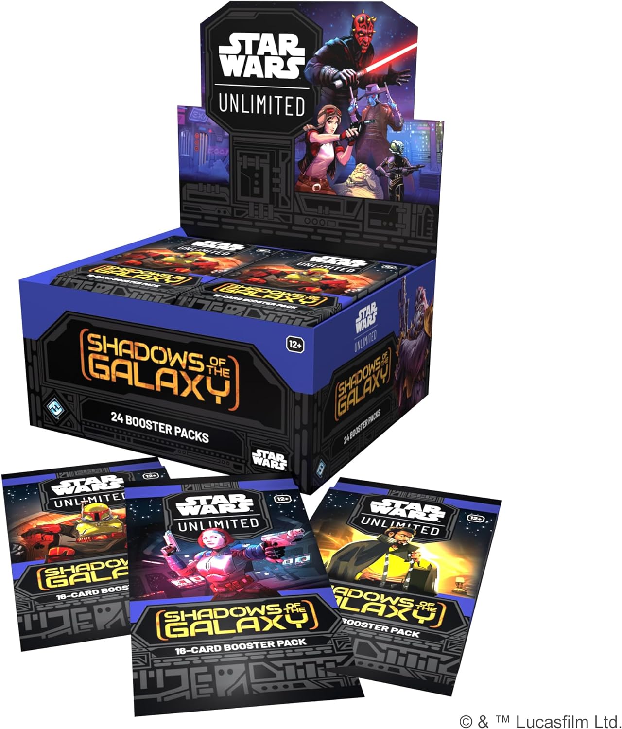 Star Wars Unlimited: Shadows Of The Galaxy Booster Display (English) – 24 Packs