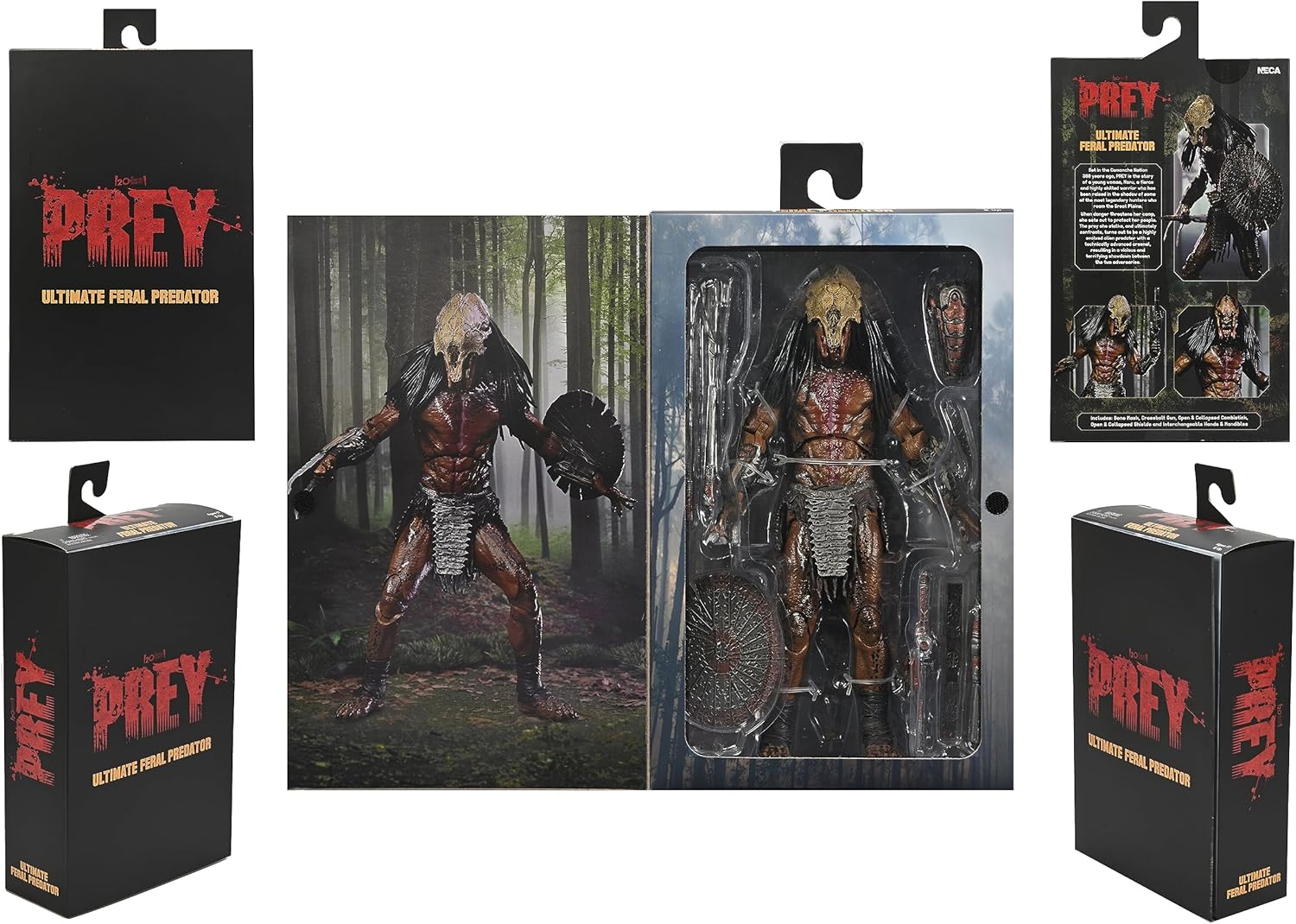 NECA Collectible Prey Ultimate Feral Predator 7" Scale Action Figure