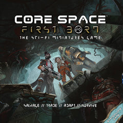 Battle Systems - Core Space First Born - Sci-Fi Miniatures Board Game - Cyberpunk 28mm Science Fiction Figures for 40K Wargame - Tabletop Modular 3D Gaming Terrain - (First Born Starter Set)