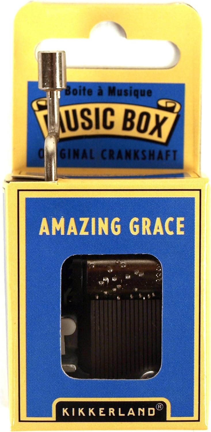 Kikkerland Amazing Grace Crank Music Box