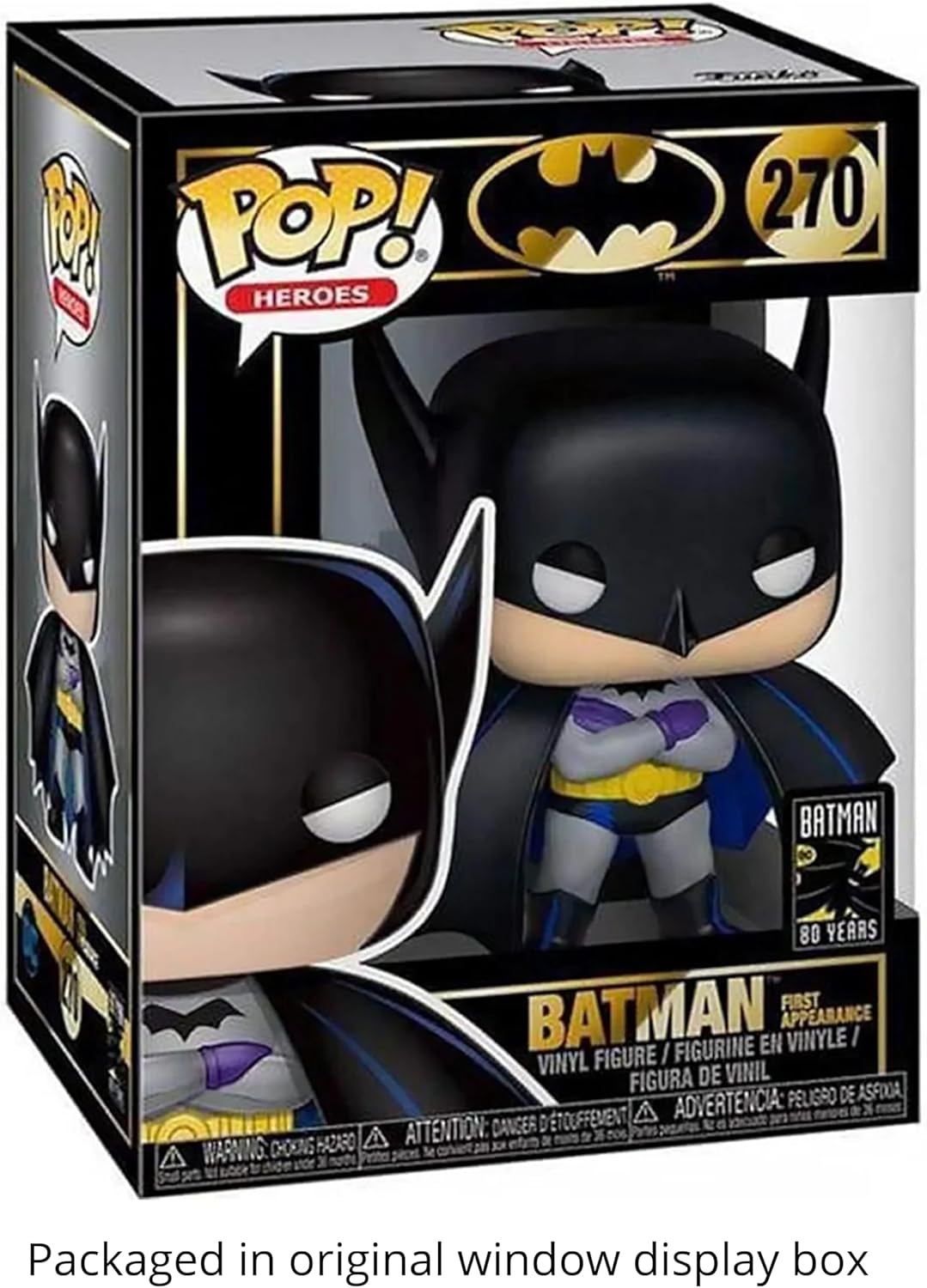 Funko POP! Batman 1st Appearance (1939) #270 80th Anniversary