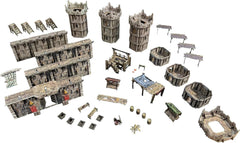 Battle Systems – Modular Fantasy Scenery - Multi Level Tabletop Terrain for 28mm Miniatures – Colour Printed Model Diorama – DnD Warhammer (Citadel)