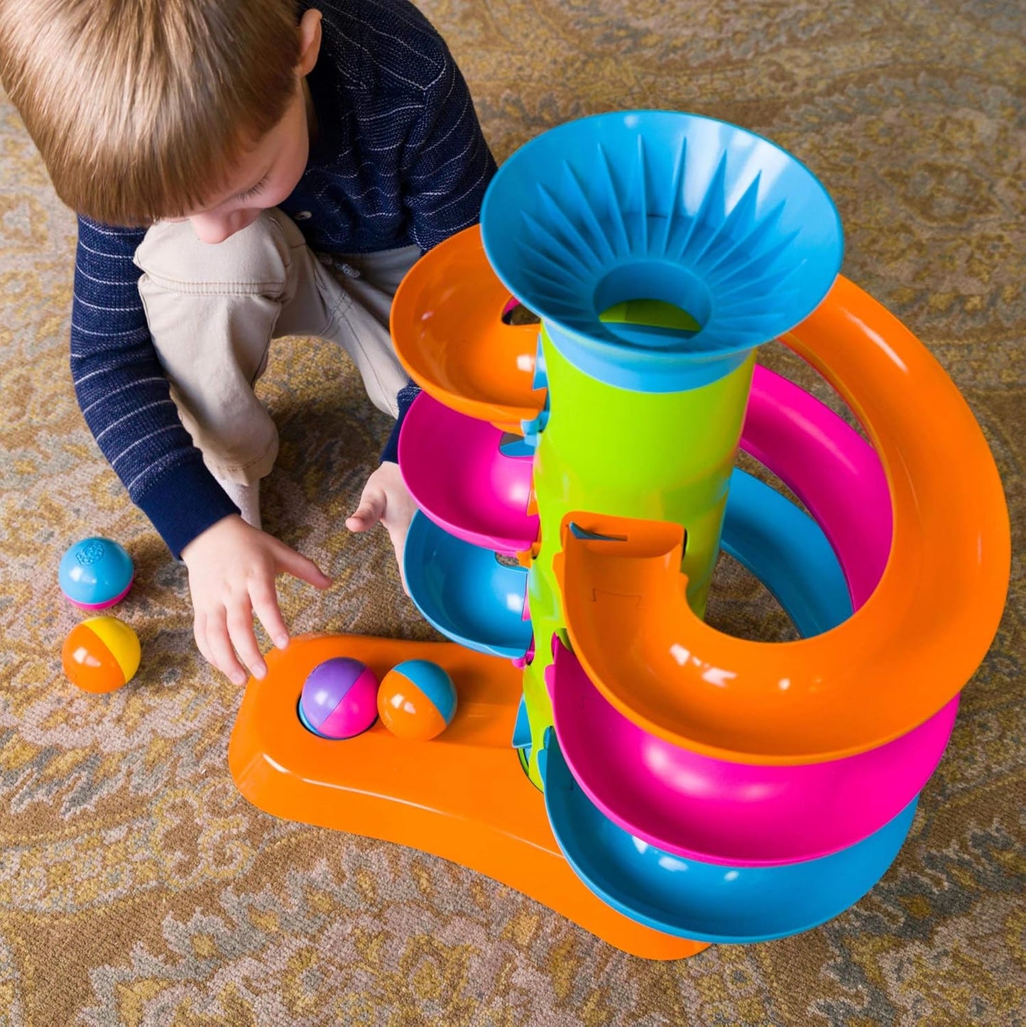 Fat Brain Toys Roll Again Tower Building Sets