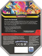 Pokemon TCG: Mega Charizard X ex Tin (Black)
