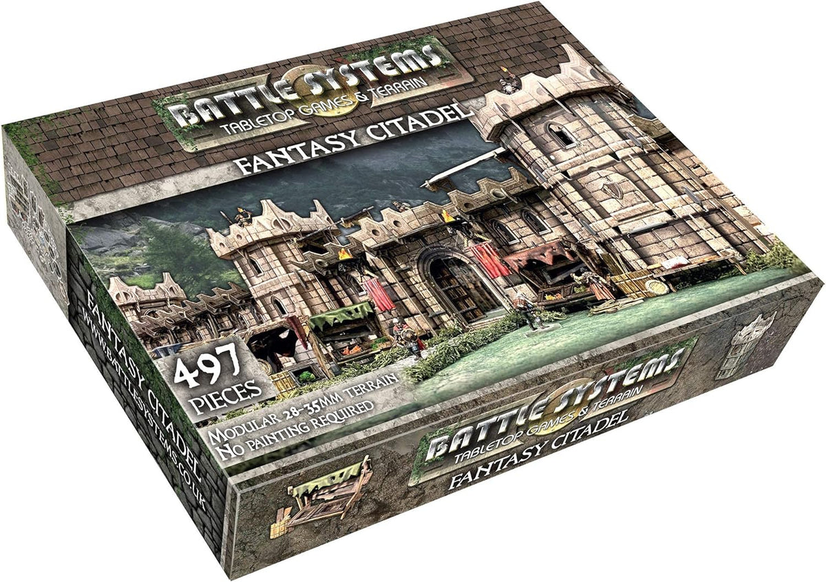 Battle Systems – Modular Fantasy Scenery - Multi Level Tabletop Terrain for 28mm Miniatures – Colour Printed Model Diorama – DnD Warhammer (Citadel)