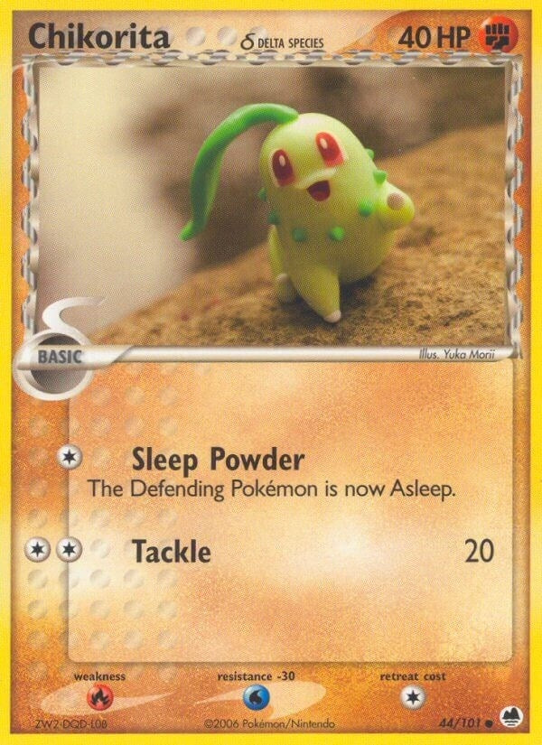 Image for Chikorita (Delta Species) (44/101) (DF) - Pokemon
