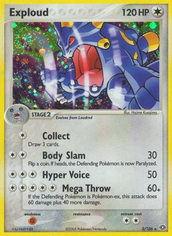 Image for Exploud (3/106) (EM) - Pokemon