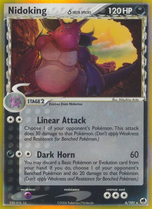 Image for Nidoking (Delta Species) (6/101) (DF) - Pokemon