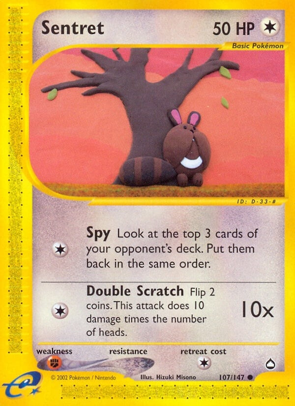 Image for Sentret (107/147) (AQ) - Pokemon