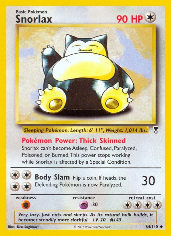 Image for Snorlax (064/110) (LC) - Pokemon