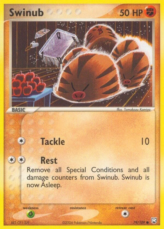 Image for Swinub (79/109) (RR) - Pokemon