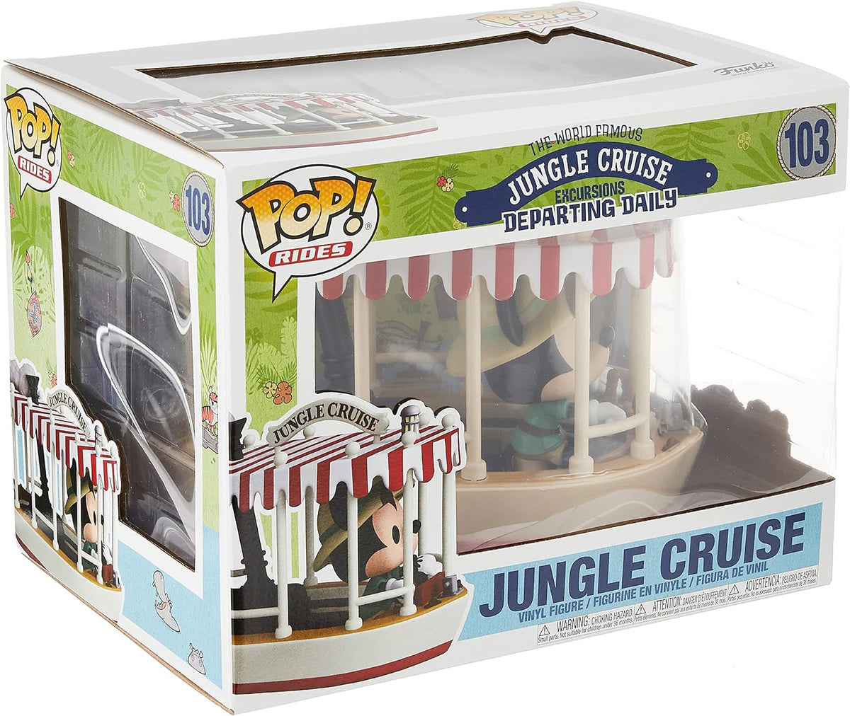 Funko POP! Rides: Jungle Cruise - Skipper Mickey with Boat #103