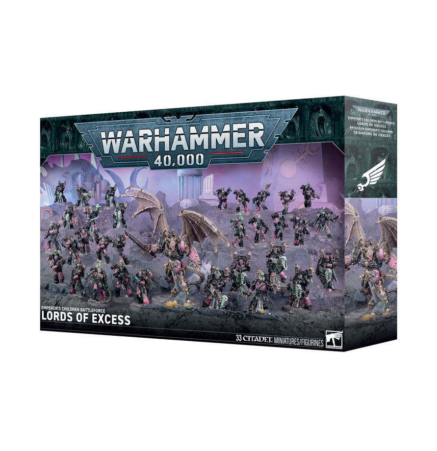 Warhammer 40k - Emperor's Children Battleforce: Lords of Excess (37-12)