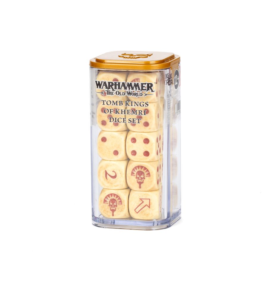 Warhammer The Old World - Tomb Kings of Khemri Dice Set