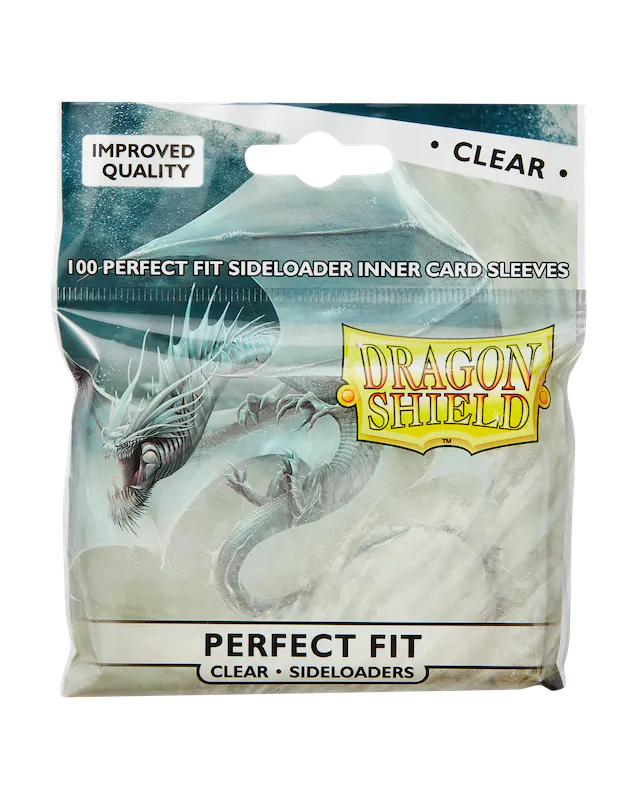 DRAGON SHIELD 100CT BAG PERFECT SIDE LOAD CLEAR