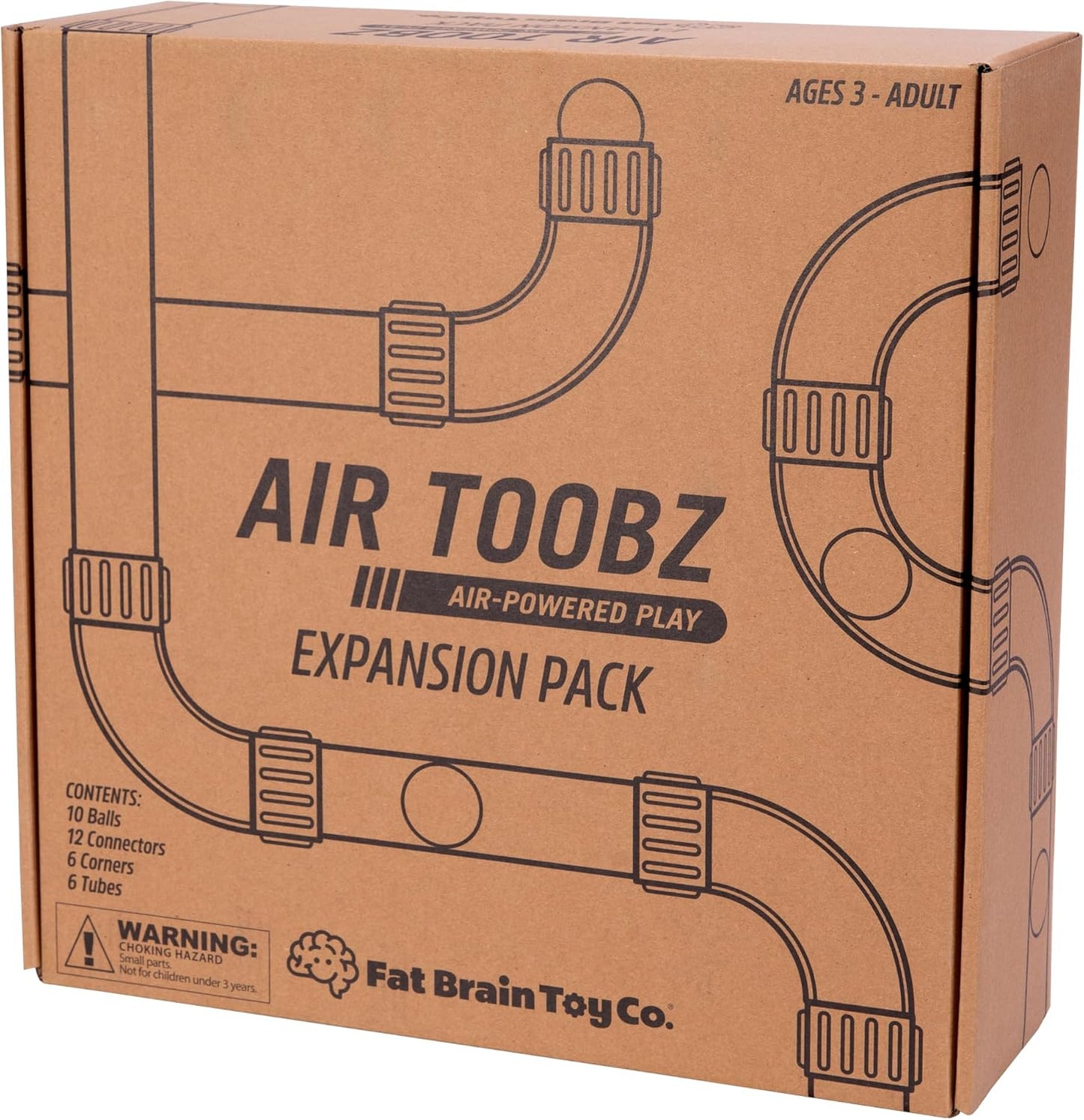 Air Toobz™ Expansion – Double the Toobz, Double the Fun - Fat Brain Toys