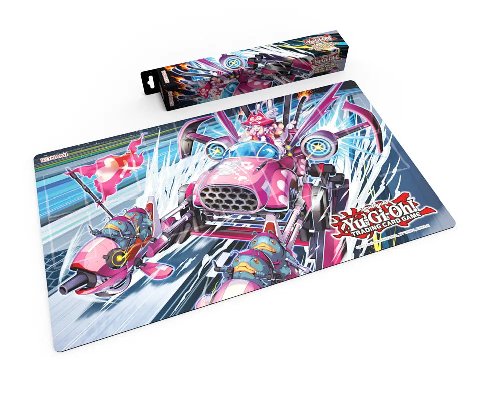 YGO Yugioh Gold Pride Chariot Carrie Game Mat Playmat