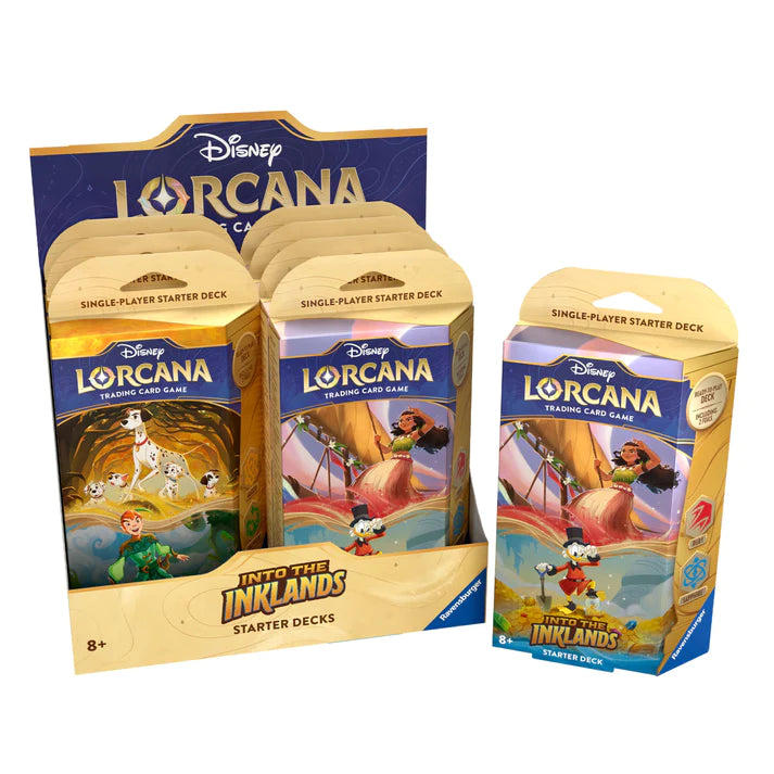 Disney Lorcana: Into the Inklands Starter Deck (Ruby & Sapphire)