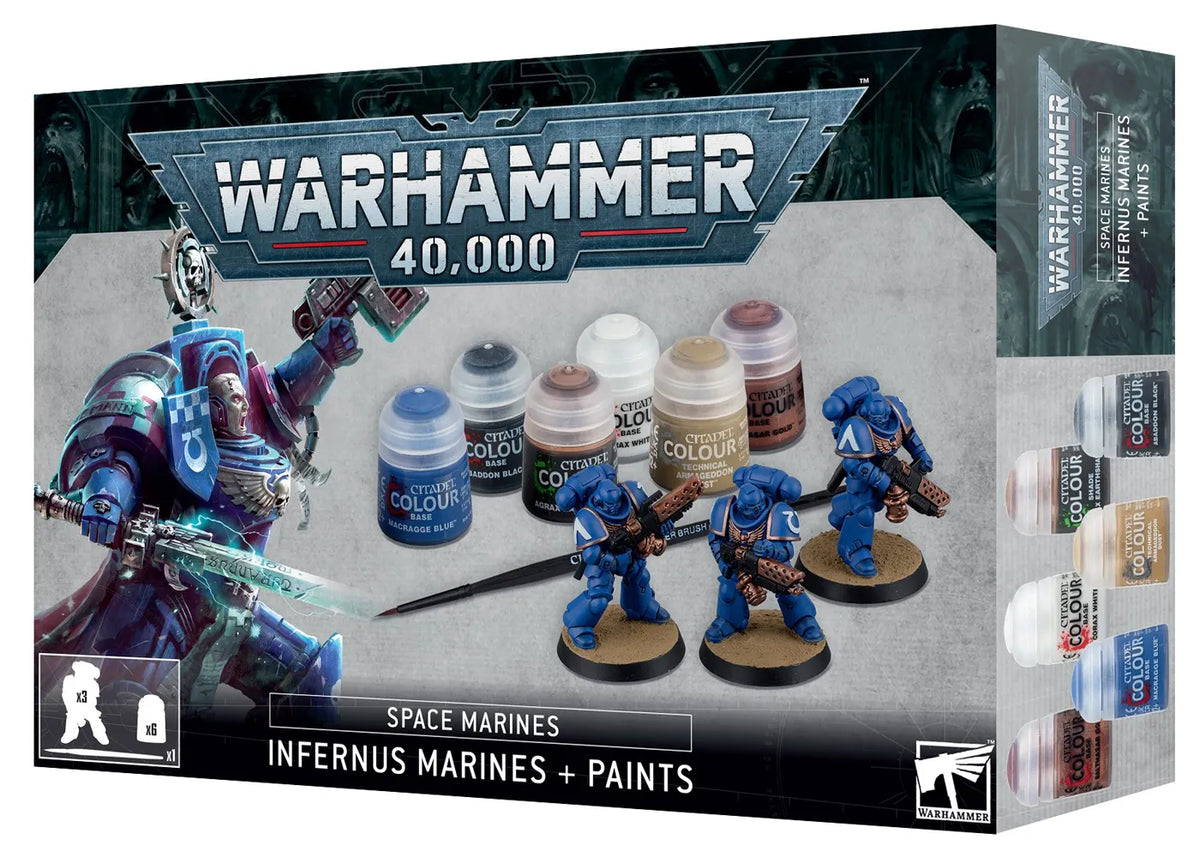 Warhammer 40k - Infernus Marines + Paint Set (60-11)