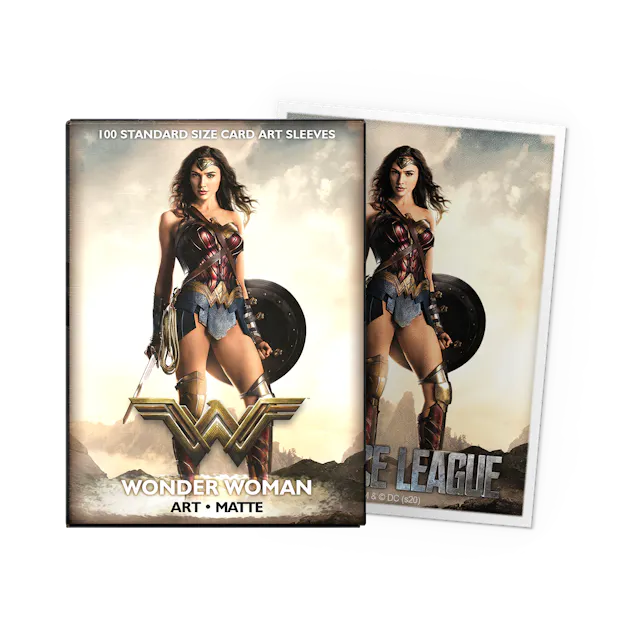 Dragon Shield 100 CT Box DC Justice League Matte Art Wonder Woman