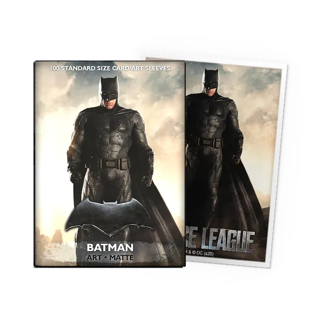Dragon Shield 100 CT Box DC Justice League Matte Art Batman